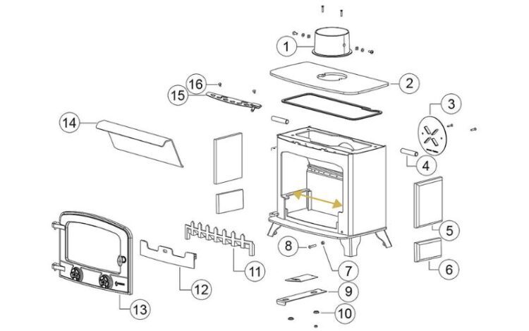 What Are The Parts Of A Wood Burning Stove?