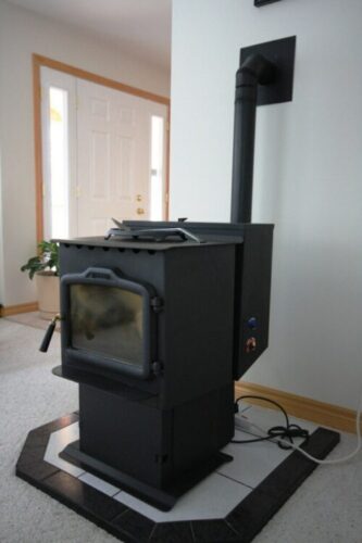 can you burn wood in pellet stove